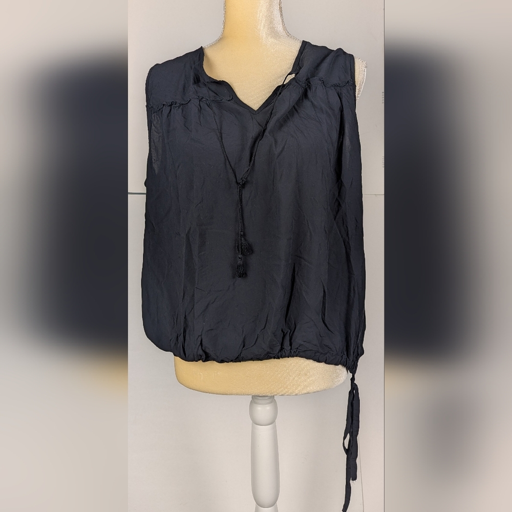 LEVI'S Women's 1X Black Sleeveless Top